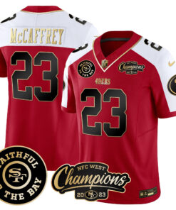 All Players San Francisco 49ers Faithful & 2023 NFC West Champions Patch Vapor Jersey - Men