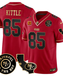 All Players San Francisco 49ers Faithful & California Patch Vapor Jersey - Men