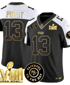 All Players San Francisco 49ers Faithful & Super Bowl LVIII Gold Patch Vapor Jersey - Men