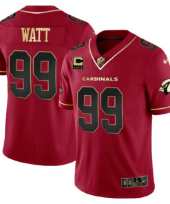 Arizona Cardinals JJ Watt Vapor Gold Jersey - All Stitched