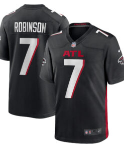 Atlanta Falcons Black Game Jersey - All Stitched