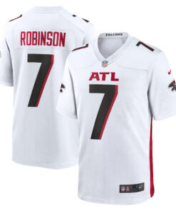 Atlanta Falcons White Game Jersey - All Stitched