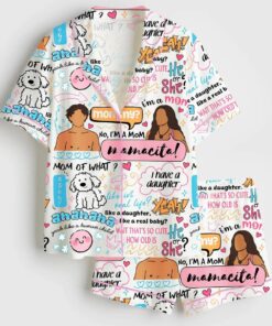 Women’s Mommy Satin Pajama Set For Women