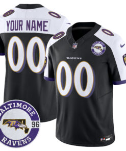 Baltimore Ravens 2024 Vapor Limited Custom Jersey - Est. 1996 Patch - All Stitched