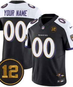 Baltimore Ravens Jacoby Jones Patch Vapor Limited Custom Jersey - All Stitched