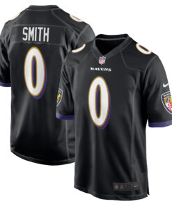 Baltimore Ravens Roquan Smith Black Jersey - All Stitched