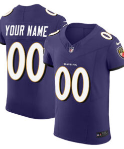 Baltimore Ravens Vapor Elite Custom Jersey - All Stitched