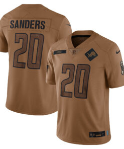 Barry Sanders Detroit Lions 2023 Salute To Service Limited Jersey - All Stitched