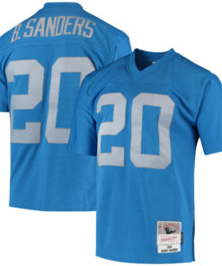 Barry Sanders Detroit Lions Mitchell & Ness Legacy Jersey - All Stitched