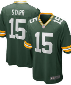 Bart Starr Green Bay Packers Green Jersey - All Stitched
