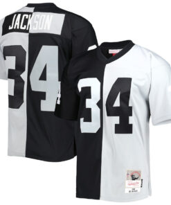 Bo Jackson Las Vegas Raiders 1988 Split Legacy Jersey - All Stitched