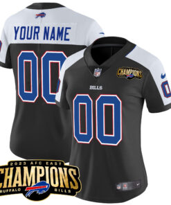 Buffalo Bills 2023 AFC East Champions Patch Vapor Custom Jersey - All Stitched