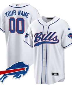 Buffalo Bills Baseball Custom Jersey - All Stitched