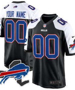 Buffalo Bills New York Patch Game Custom Jersey - All Stitched