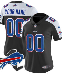 Buffalo Bills New York Patch Vapor Limited Custom Jersey - All Stitched