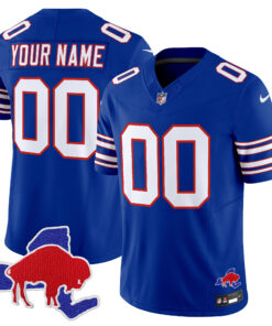 Buffalo Bills Throwback 2024 Vapor Limited Custom Jersey - All Stitched