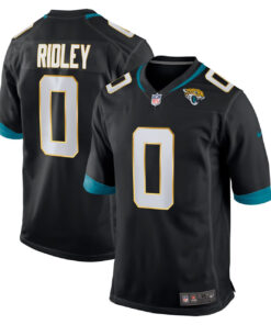 Calvin Ridley Jacksonville Jaguars Black Gold Trim Jersey - All Stitched