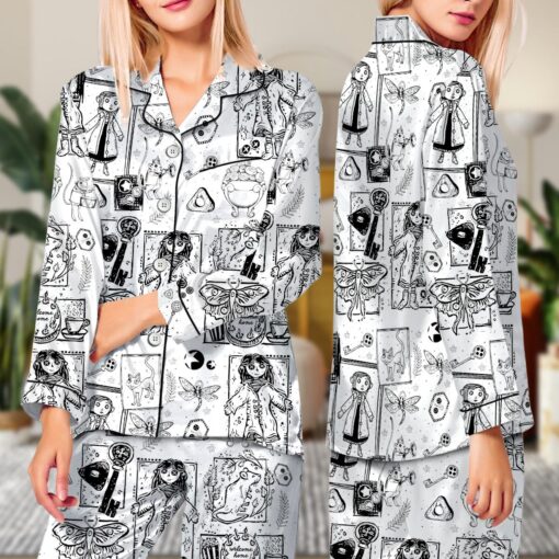 Coquette Coraline Satin Pajama Set For Women - Image 8