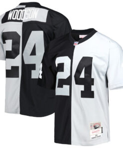 Charles Woodson Las Vegas Raiders 1998 Split Legacy Jersey - All Stitched