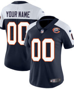 Chicago Bears Throwback Vapor Custom Jersey - All Stitched