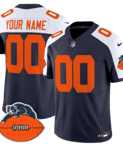 Chicago Bears Throwback Vapor Limited Custom Jersey - All Stitched