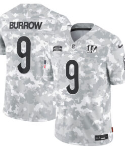 Cincinnati Bengals 2024 Salute to Service Vapor Limited Jersey - Arctic Camo - All Stitched