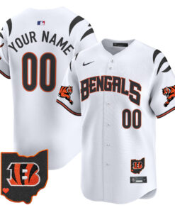 Cincinnati Bengals Vapor Premier Limited Custom Jersey - All Stitched