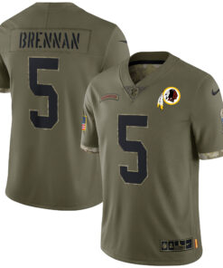 Colt Brennan Washington Commanders Salute To Service Jersey - All Stitched
