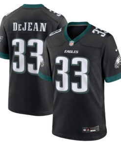 Cooper DeJean #33 Philadelphia Eagles Black Jersey - All Stitched