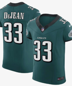 Cooper DeJean #33 Philadelphia Eagles Midnight Green Elite Jersey - All Stitched
