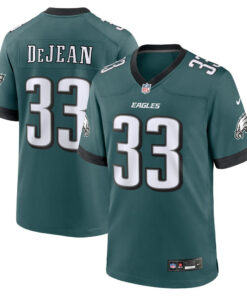 Cooper DeJean #33 Philadelphia Eagles Midnight Green Jersey - All Stitched