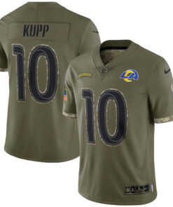 Cooper Kupp Los Angeles Rams Salute To Service Jersey - All Stitched
