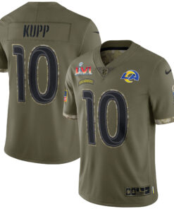 Cooper Kupp Los Angeles Rams Super Bowl Patch Salute To Service Jersey - All Stitched