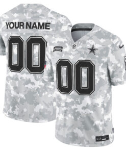 Dallas Cowboys 2024 Salute to Service Vapor Limited Custom Jersey - All stitched