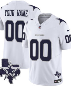 Dallas Cowboys 2024 Winter Warrior Vapor Limited Custom Jersey - All Stitched