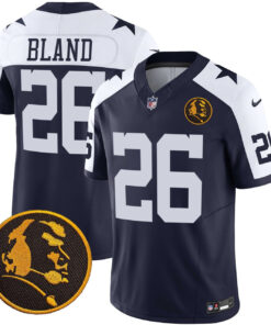 Dallas Cowboys DaRon Bland John Madden Patch Jersey Thanksgiving - All Stitched