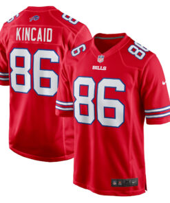 Dalton Kincaid Buffalo Bills Red Jersey - All Stitched