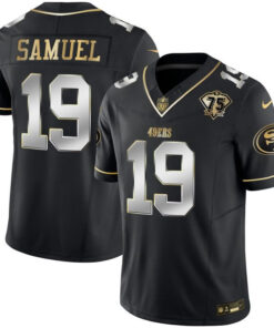 Deebo Samuel San Francisco 49ers Throwback Vapor Limited Jersey – 75th Anniversary Patch