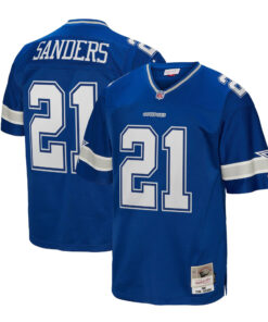 Deion Sanders Dallas Cowboys Navy Jersey - All Stitched