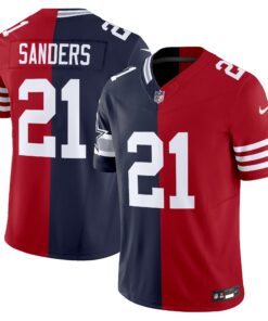 Deion Sanders Dallas Cowboys Split Vapor Limited Jersey - All Stitched