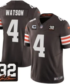 Deshaun Watson Cleveland Browns Brown Jersey - All Stitched