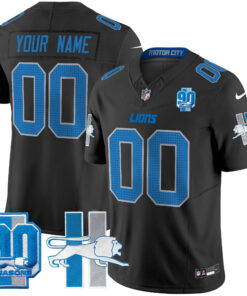 Detroit Lions 1946 Throwback Vapor Limited Custom Jersey - All Stitched