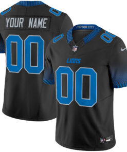 Detroit Lions 2024 Motor City Vapor Limited Custom Jersey - All Stitched