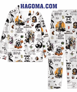 The Nightmare Before Christmas Halloween Pajamas Set