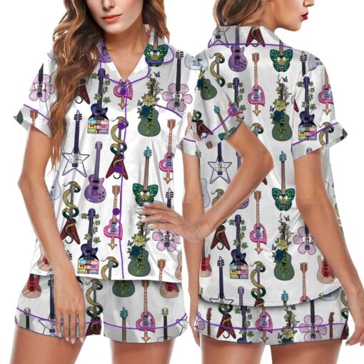 Taylor Swift Music Silky Satin Pajama Set For Women