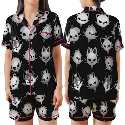Stray Kid Satin Pajama Set For Women