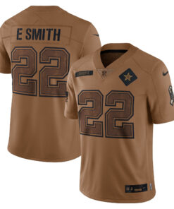 Emmitt Smith Dallas Cowboys 2023 Salute To Service Limited Jersey - All Stitched