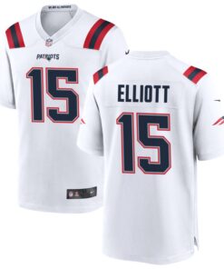 Ezekiel Elliott New England Patriots Jersey - All Stitched