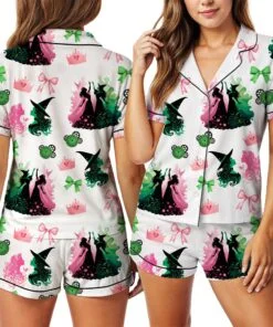Wicked Musical Movie Satin Pajama Set For Women