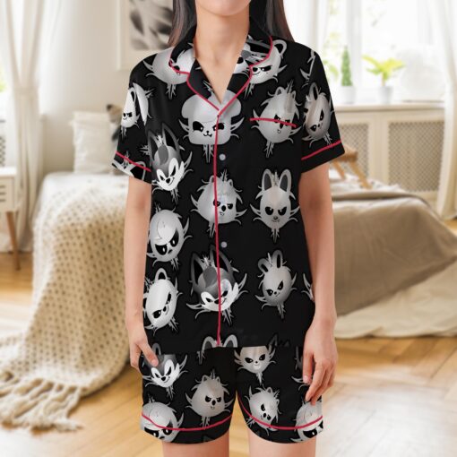 Stray Kid Satin Pajama Set For Women - Image 3